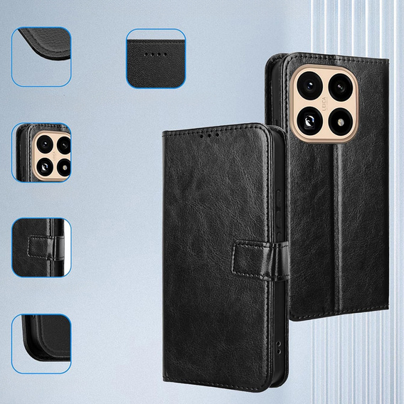 Crazy Horse Wallet flap case for Xiaomi 15T