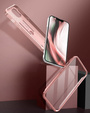 Armored case for iPhone 13 / 14, Dexnor Full Body, pink rose gold