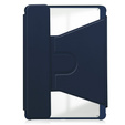 Keyboard case for iPad Pro 11" 2024 (5 gen.), Rotary 360° Leather, dark blue