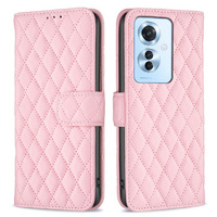 Flip case for Oppo Reno 11F 5G, Wallet, BINFEN COLOR, pink