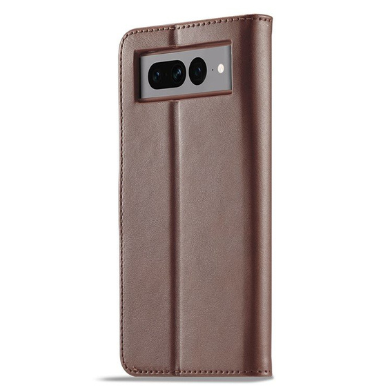 Flip case for Google Pixel 7 Pro 5G, LC.IMEEKE, brown