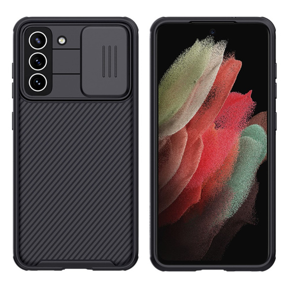 Case for Samsung Galaxy S21 FE, Armored Nillkin, CamShield Pro, black