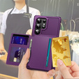 Case for Samsung Galaxy S24 Ultra, Card Holder Kickstand, purple