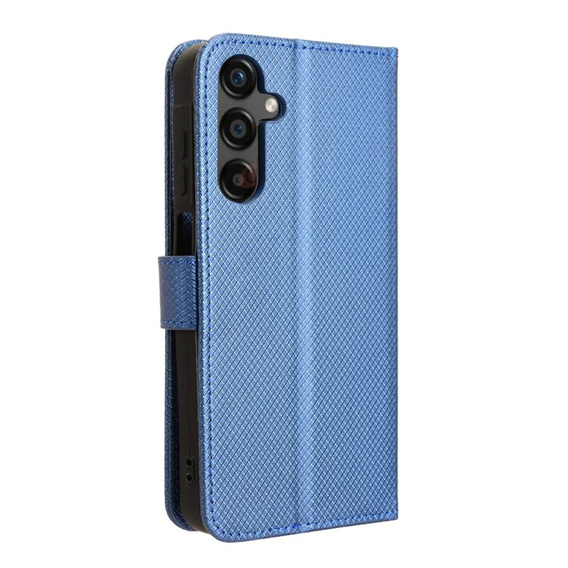 Flip case for Samsung Galaxy M55 5G, Wallet Smart Magnet, blue