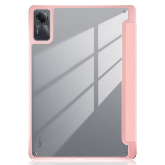 Case for Xiaomi Redmi Pad SE 11", Smartcase Hybrid, with stylus space, pink