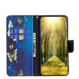 Flip case for Xiaomi Redmi Note 13 Pro 5G, Wallet, Butterflies blue