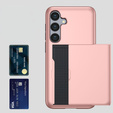 Case for Samsung Galaxy A56 5G, Sliding Card Holder, pink