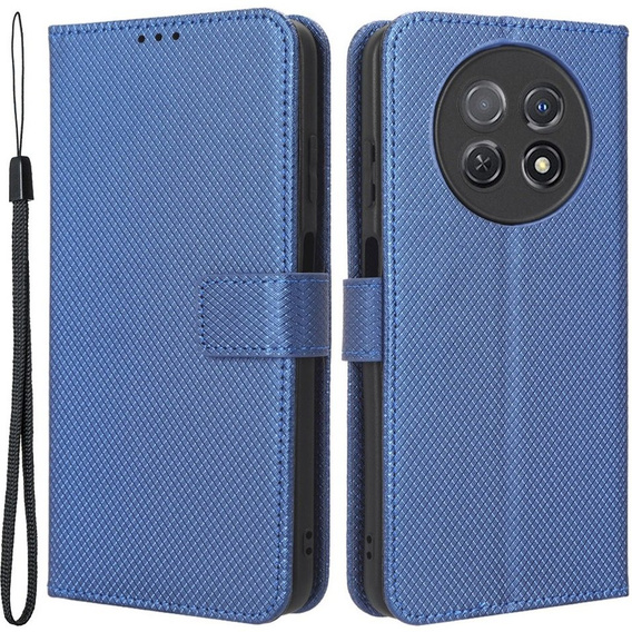 Flip case for Huawei Nova Y91 4G, Wallet Smart Magnet, blue