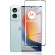 3D Tempered Glass for Motorola Edge 50 Fusion 5G, black frame