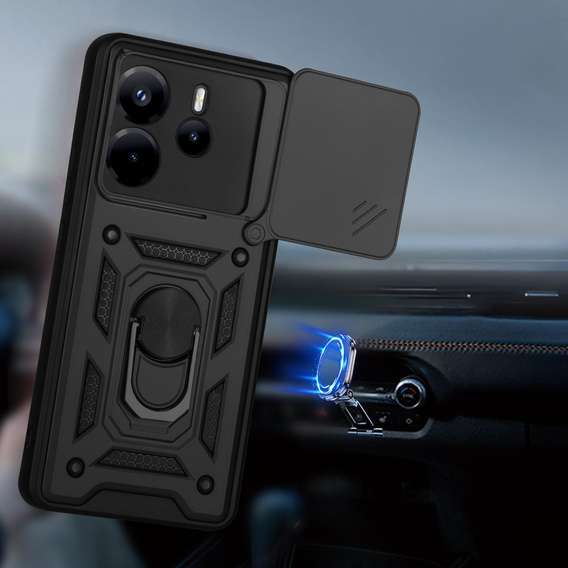 Case for Xiaomi Redmi Note 14 4G, CamShield Slide, black