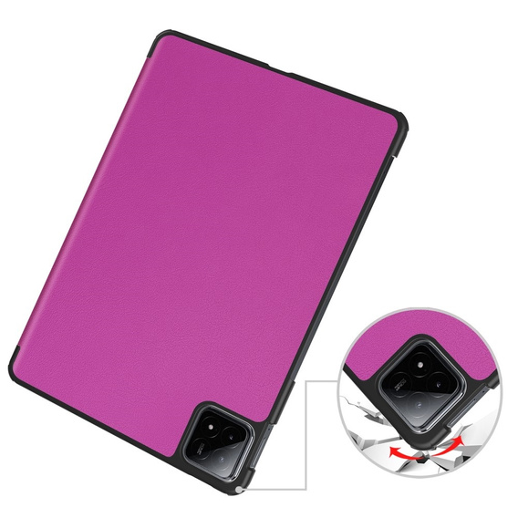 Case for Xiaomi Pad 6S Pro 12.4, Smartcase, purple