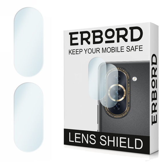 2x ERBORD tempered glass for camera to Huawei Nova 10 4G