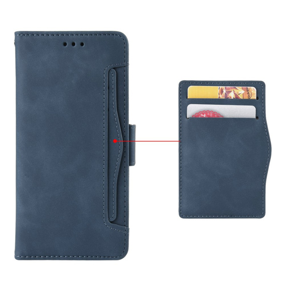 Flip case for Realme 11 Pro 5G / Pro+ 5G, Card Slot, dark blue