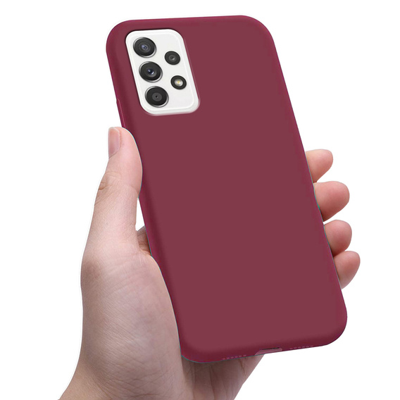 Thin Case for Samsung Galaxy A72 5G / A72 4G, Slim, maroon