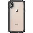 Case for iPhone X / XS, Shockproof, with film, black