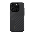BENKS Kevlar Case for iPhone 16 Pro Max, for MagSafe, Carbon Fiber, black