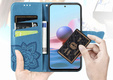 Flip case for Oppo A40 / Oppo A40m, Butterfly, blue
