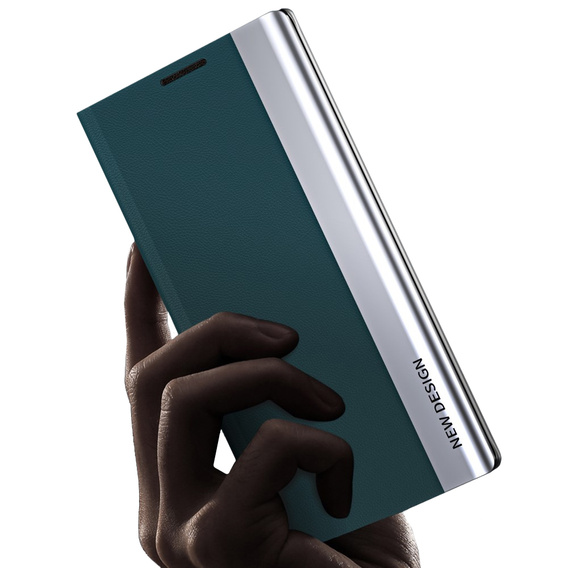 Flip case for Samsung Galaxy A34 5G, Side Magnetic, green