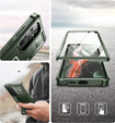 Armored case for Samsung Galaxy S23 Ultra, Dexnor Full Body (Two Frames), green