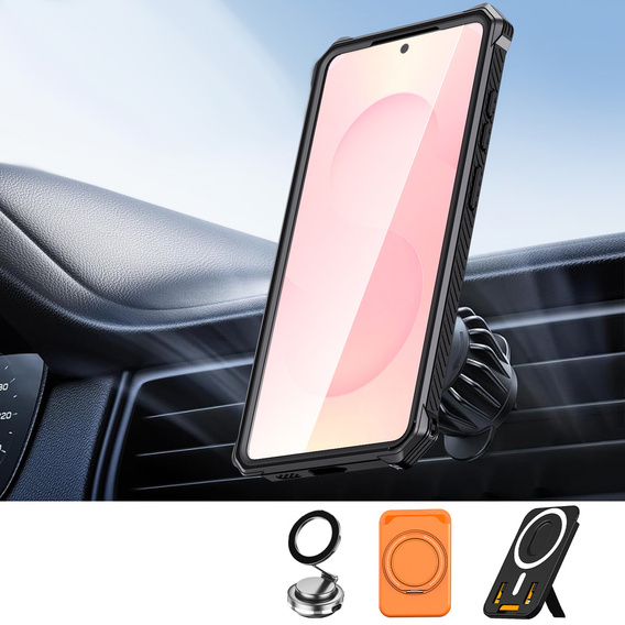 MagSafe-compatible protective case with stand for Samsung Galaxy S26 Ultra