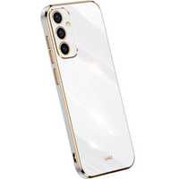Case for Samsung Galaxy A35 5G, Glamour CamShield, white