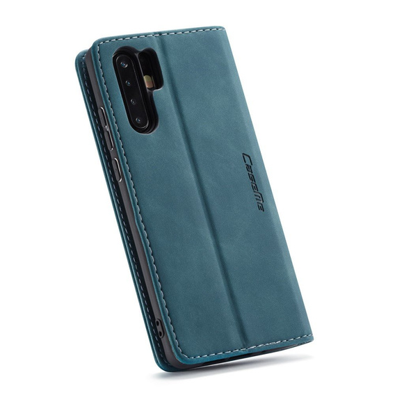 CASEME case for Huawei P30 Pro, Leather Wallet Case, blue