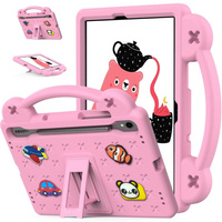 Children's case for Samsung Galaxy Tab S7/S8/S9, Cute Patterns, with stand, pink