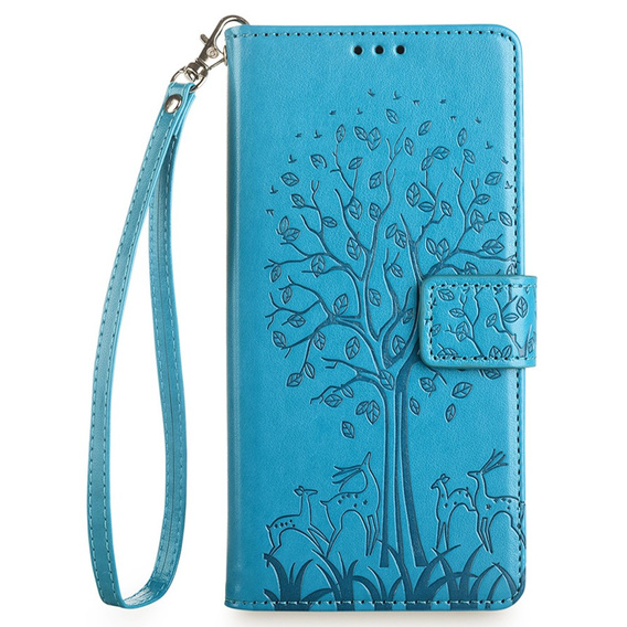 Flip case for Samsung Galaxy M15 5G, Tree, blue