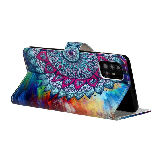 Flip case for Samsung Galaxy A51, Wallet, Mandala Flower