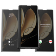 Case for Samsung Galaxy Z Fold 5 5G, Clear View, black