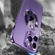 Case for iPhone 13 Pro Max, Dual Glass, for Magsafe, purple
