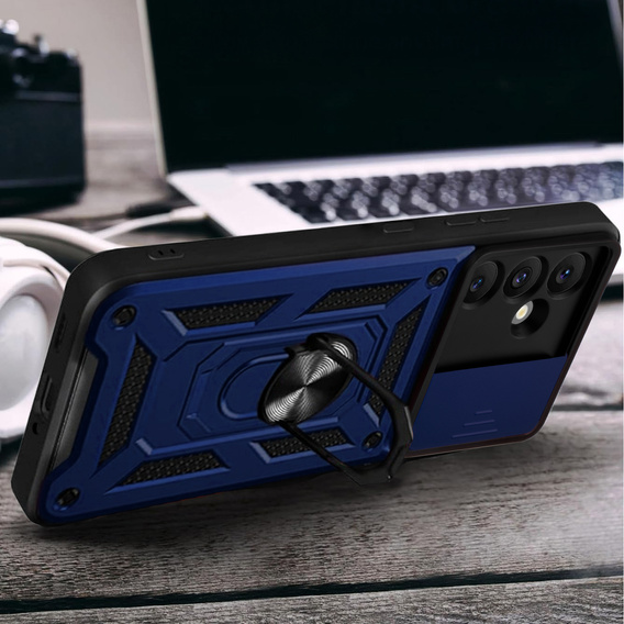 Case for Samsung Galaxy S24 FE, CamShield Slide, blue