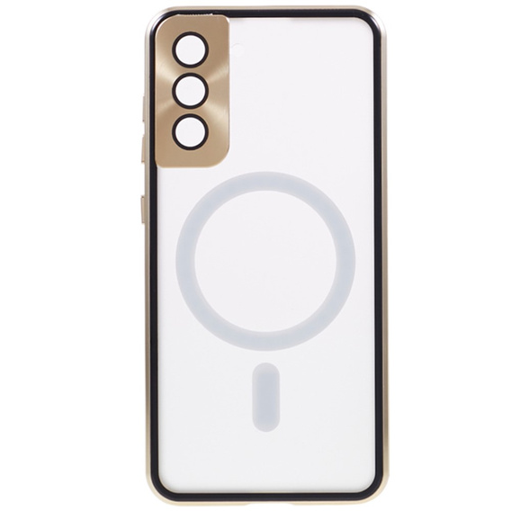 Magnetic Dual Glass MagSafe case for Samsung Galaxy S21+ Plus, gold