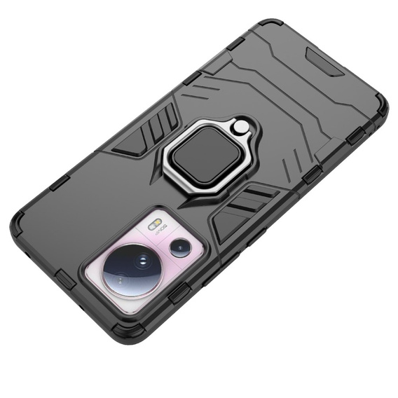Case for Xiaomi 13 Lite, Kickstand Ring, black