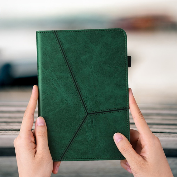 Case for Samsung Galaxy Tab S10 Lite / S10 FE / S9 FE / S9, Classic, with space for stylus, green