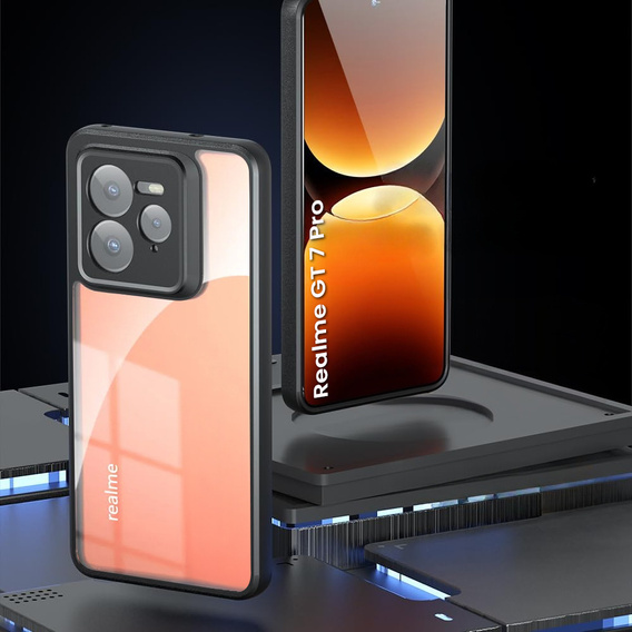 Case for Realme GT 7 Pro, Fusion Hybrid, transparent
