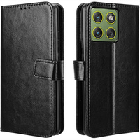 Crazy Horse Wallet flip case for Motorola Edge 70