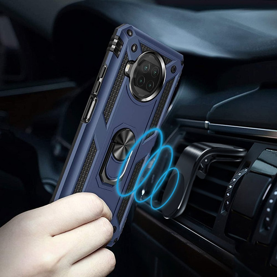 Armor Case for Xiaomi Mi 10T Lite, Nox Case Ring, blue