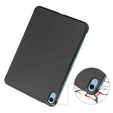 Case for iPad 10.9 2022 10 Gen, Smartcase with stylus space, black