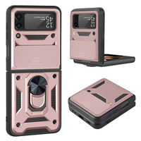 Case for Samsung Galaxy Z Flip3 5G, CamShield Slide, pink rose gold
