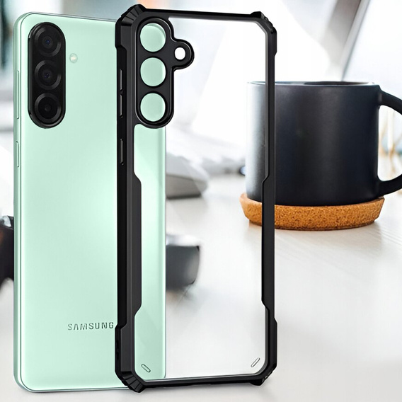 Case for Samsung Galaxy A26, AntiDrop Hybrid, black + 9H tempered glass