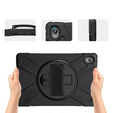 Armored Case for Lenovo Tab P11 Pro Gen 2 TB132FU TB132XU 11.2", protective 360 with stylus slot, black
