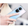 Case for Oppo Reno 10 / 10 Pro, Fusion Hybrid, transparent