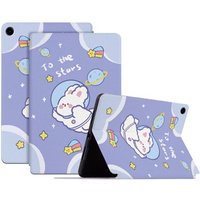Flap case for Samsung Galaxy Tab A9+, space rabbit