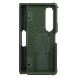 Armored case for Samsung Galaxy Z Fold 4 5G, Dexnor Full Body S-Pen Slot, green