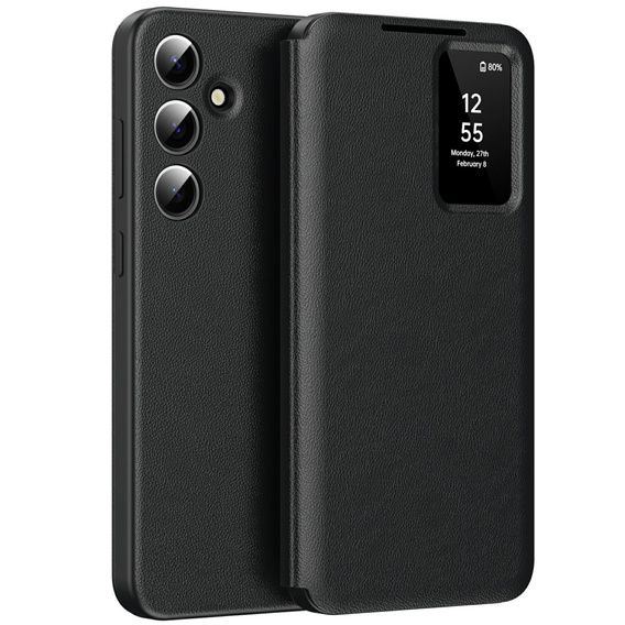 Flip case for Samsung Galaxy A56 5G, Smart View Wallet, black