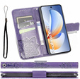 Flip case for Realme C71, Butterfly, purple