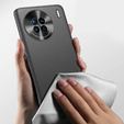 Leather case for Vivo X90 Pro 5G, leather hybrid, black