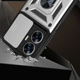Case for Realme C55, CamShield Slide, silver