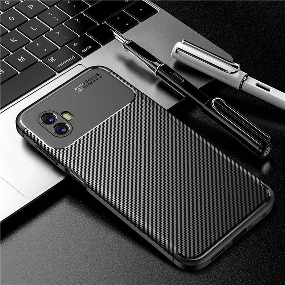 Case for Samsung Galaxy Xcover 6 Pro, Carbon Gel, black